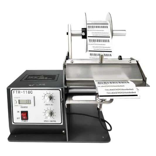 FYJ 118C Industrial Label Machine 5-120mm Width Economical Automatic Electric Auto Label Dispenser Label Printer Dispenser