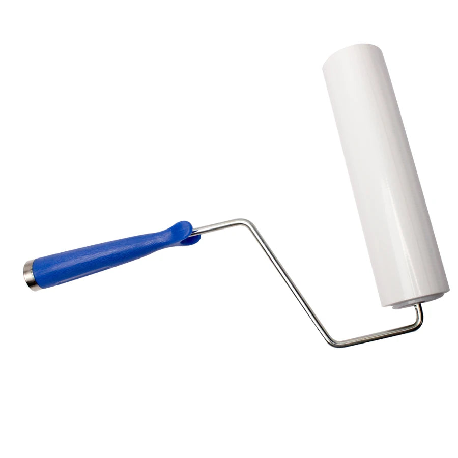 6inch Widely Use Disposable Blue White Dust Removal Adhesive Cleanroom PE Sticky Roller for Cleaning Controlled Environments