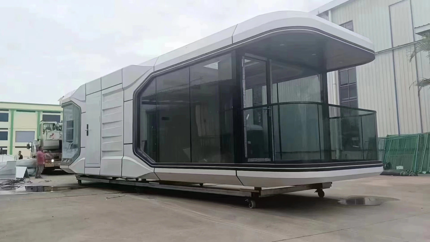 Modern Elegant Design Prefab Capsule Modular Tiny House To Live In