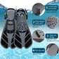 ProView Snorkeling Kit - 180° Panoramic Anti-Fog Anti-Leak Mask with Enhanced Airflow System- Ideal for Beginner and Expert Snorkelers