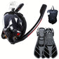 ProView Snorkeling Kit - 180° Panoramic Anti-Fog Anti-Leak Mask with Enhanced Airflow System- Ideal for Beginner and Expert Snorkelers