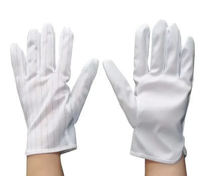 FR0306 Conductive Copper Fiber Glove PU Fingertip Coating Gloves