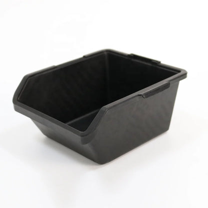 QXR Q-TM1 125*110*60mm Left Right Interlocking Type Black Antistatic Plastic ESD Picking Bin