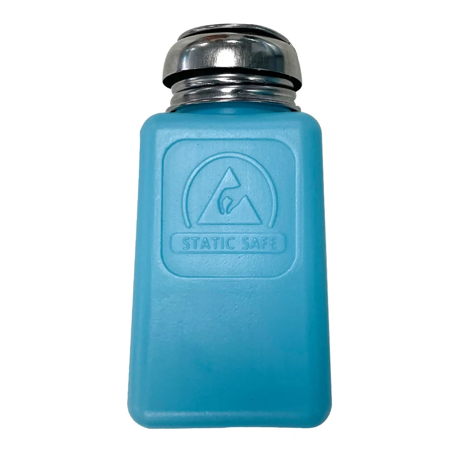 6 OZ Antistatic Plastic Bottle Dispenser/200ml White ESD Alcohol Dispenser Bottle/ Static Safe Alcohol Solvent Dispenser