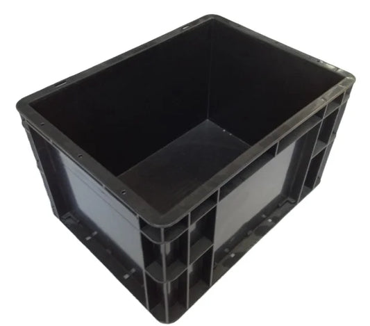 New Products Conductive ESD Plastic Box 400*300mm  Anti-static PP Injection Boxes ESD Bin