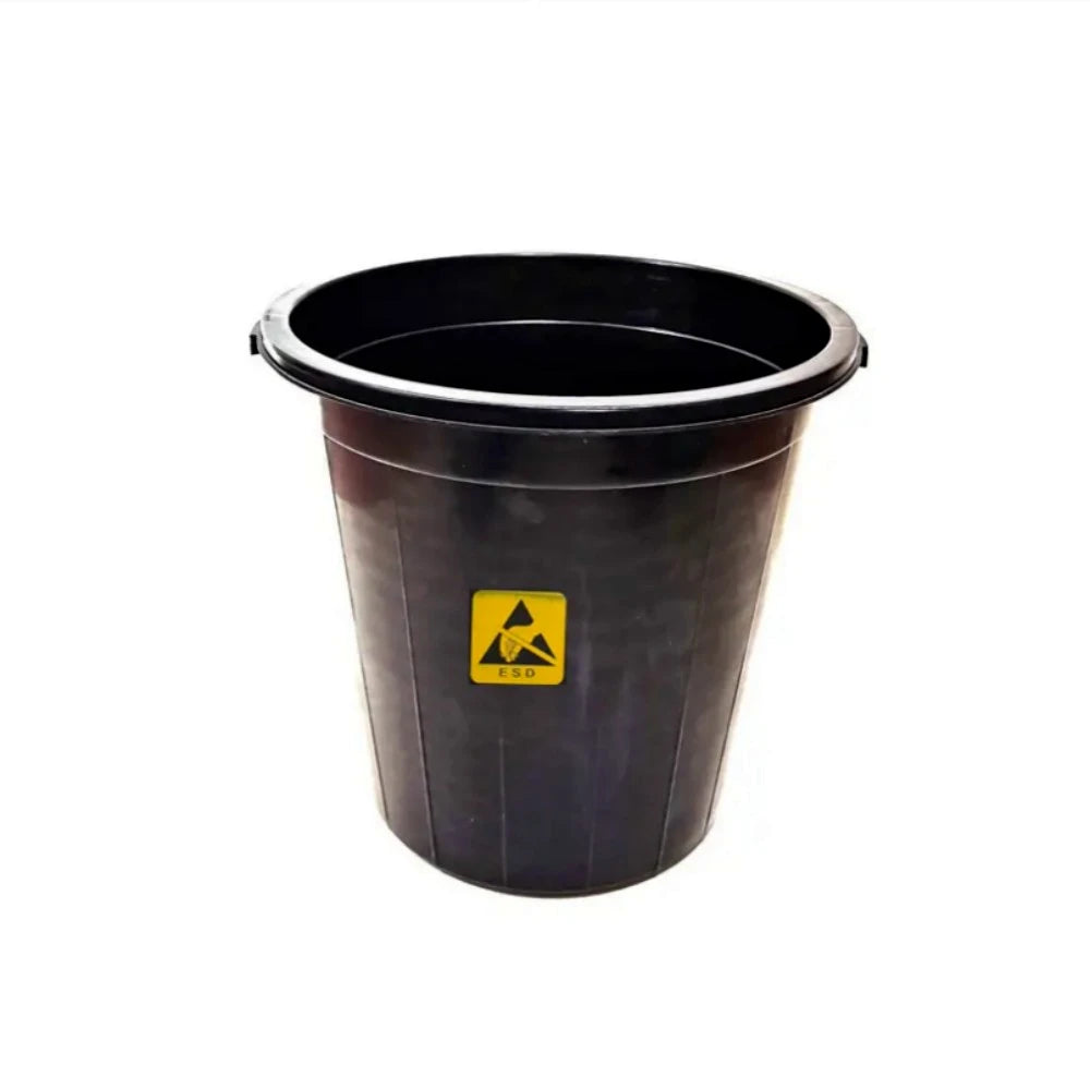 ESD Trash Can Anti-Static and Permanent Black Cleanroom Tool Box for Waste Bins Safety Product