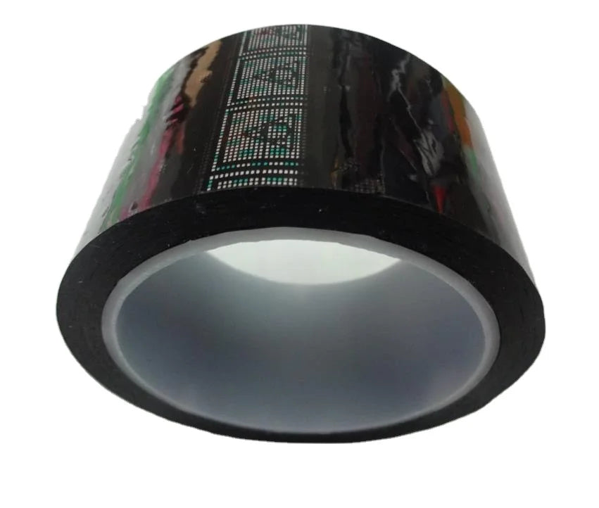 Clear Sliver PET Yellow Black Grid EMI Shield Conductive Protective Low Static Anti-Static ESD Self Adhesive Tape