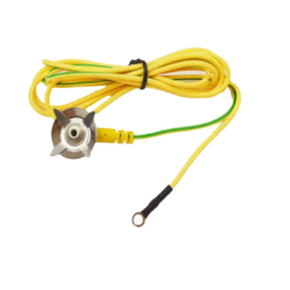 Green Yellow Antistatic Cleanroom Grounding Cord Earth Grounding Wire ESD Grounding Cable for ESD Mat Grounder