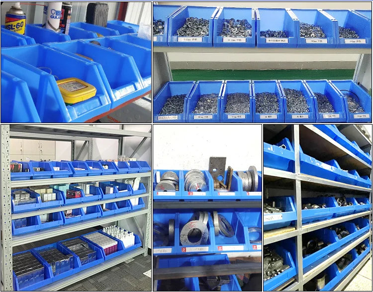 Electronics Tool Box Warehouse Spare Storage Stackable Bins Plastic Parts Bin Shelf