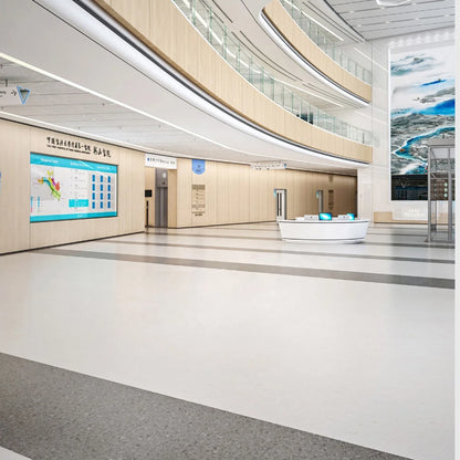 2mm Anti-Static PVC Tile Flooring European Design Style Plain Surface Vinyl Roll for Esd Floors