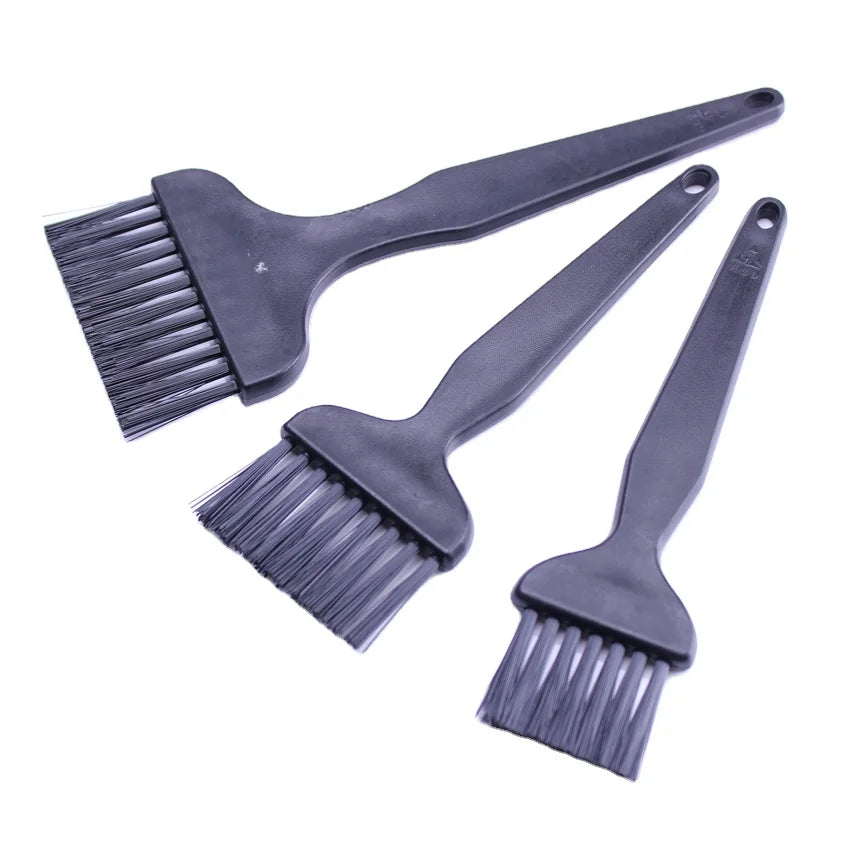 Multi-Purpose Soft Nylon Long Bristle Conductive Carbon Fiber Clean Room Cleaning ESD Anti-static Brush for ESD Control Area