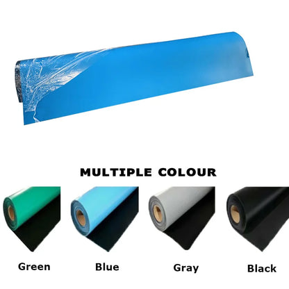 Temperature Resistant 2mm 2layers 1mx10m Work Bench Cleanroom Green ESD Rubber Table Mat Roll