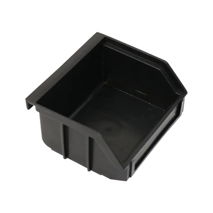 QXR Q-BH1 95*105*50mm Anti-static Plastic Back-hanging Style Small Black Component ESD Picking Bin