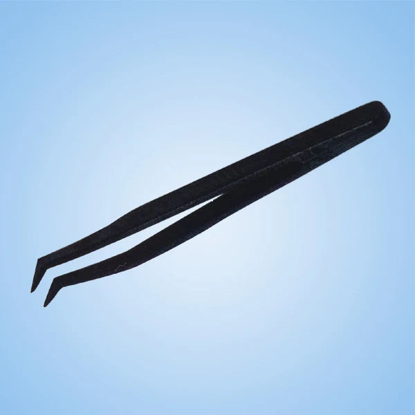 Black Plastic Gadgets Tweezers Tools ESD Tweezers for  Clean Room