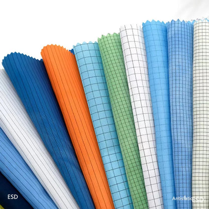 Low Price 2.5mm Fr Cotton Fiber Antistatic Type Esd Grid Conductive Nylon Fabric