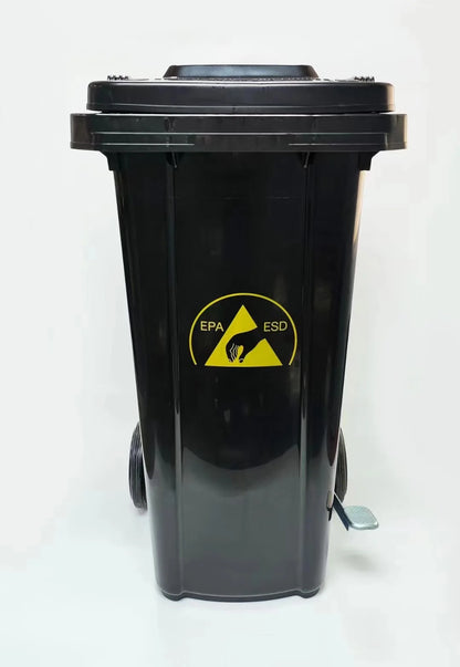 120L Antistatic  Cheap ESD Plastic Garbage Bin Waste Container for Electronic Factory