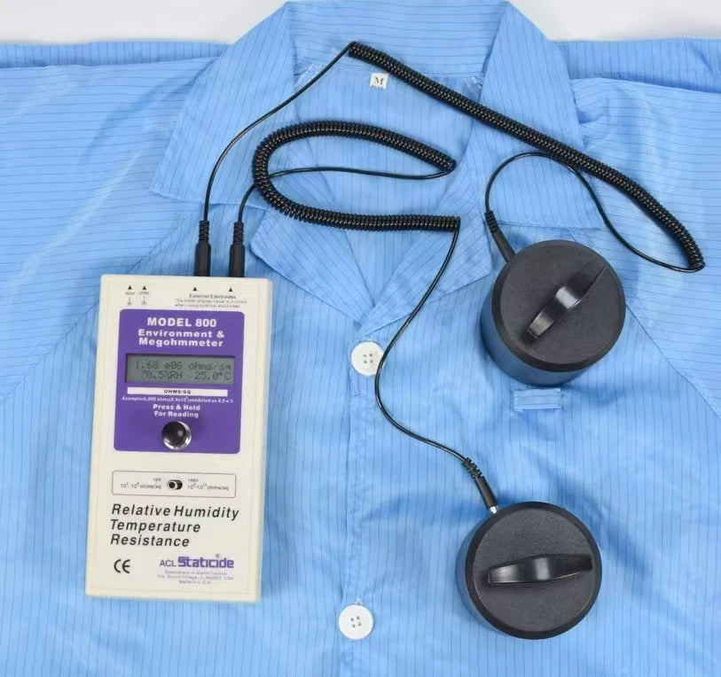 Digital Anti Static Products Resistivity Impedance Test Meter Hammer Type Surface Resistance Tester Measurement SL-030B