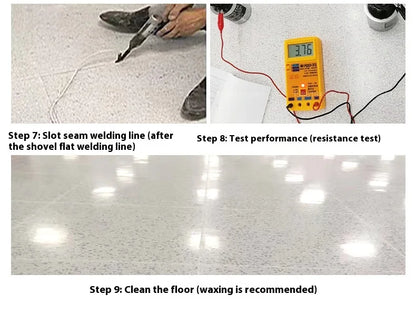 Conductive PVC Tile Anti-static PVC Flooring Homogeneous Conductive Flooring ESD Floor Mat