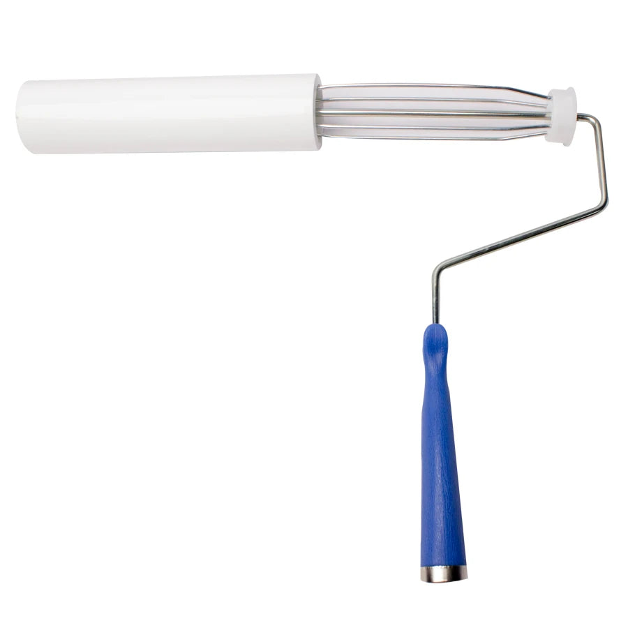 6inch Widely Use Disposable Blue White Dust Removal Adhesive Cleanroom PE Sticky Roller for Cleaning Controlled Environments