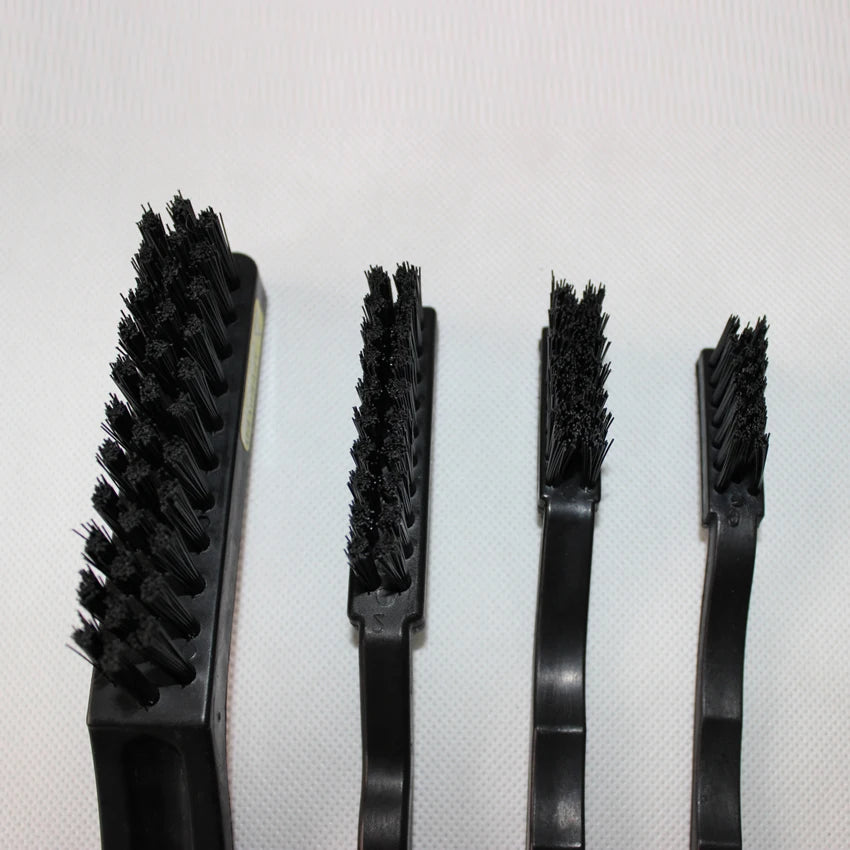 Industrial SMT Machine Black Nylon Toothbrush Type Cleanroom ESD Brush Antistatic ESD-safe Cleaning Brush for PBC