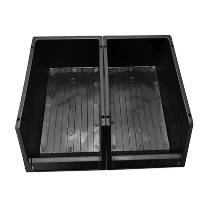 ALLESD PP Anti-static Component Storage Box ESD Container Tray Pallet Bin Anti-static Conductive Boxes