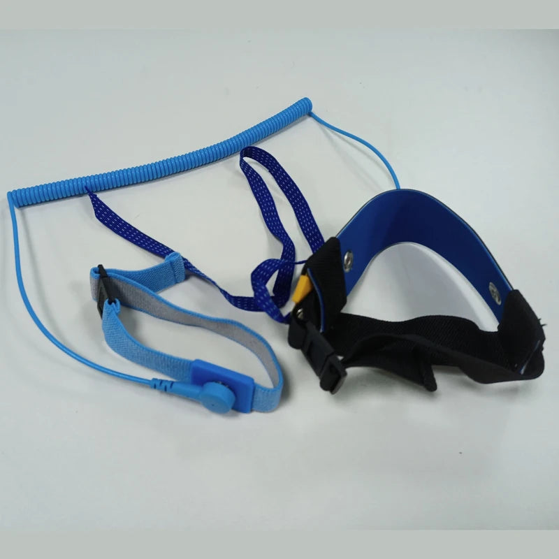 PU Wire Double Insurance Combination Style Anti Static ESD Foot Strap Grounder/ESD Heel Grounding Strap With Wrist Strap