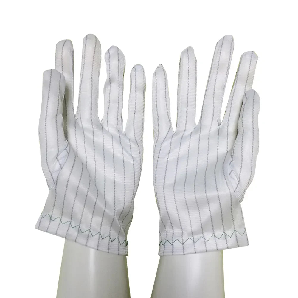 FR0306 Conductive Copper Fiber Glove PU Fingertip Coating Gloves