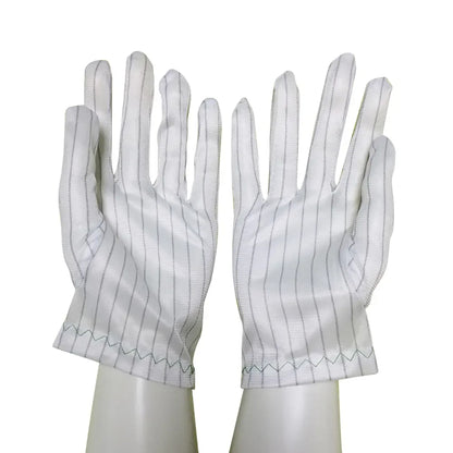 FR0306 Conductive Copper Fiber Glove PU Fingertip Coating Gloves