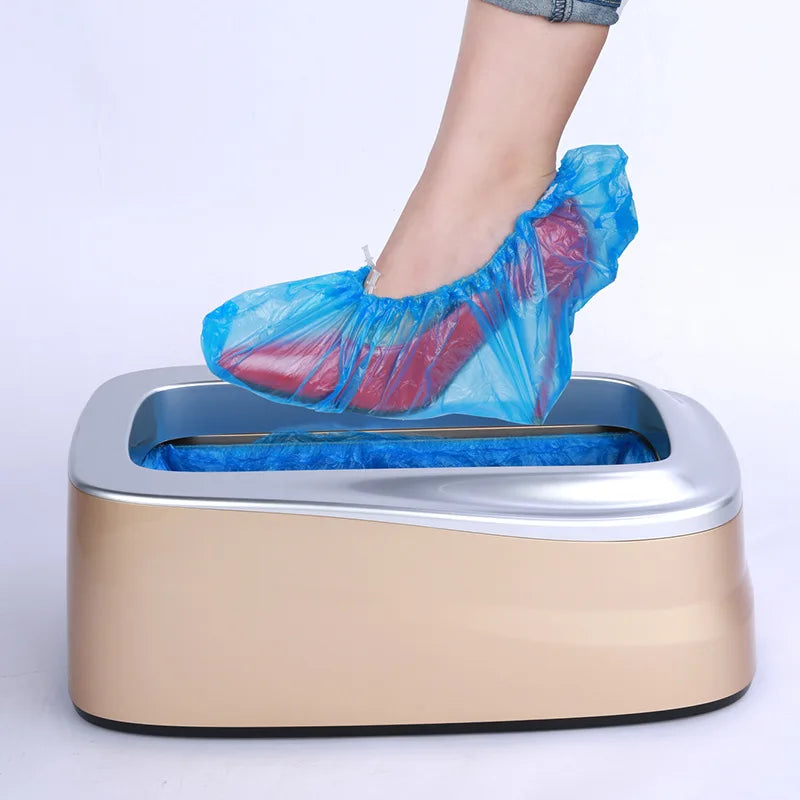 TIKTOK Amazon Hot Sale Home Use Intelligent Shoe Cover Dispenser Machine With PE Shoe Covers