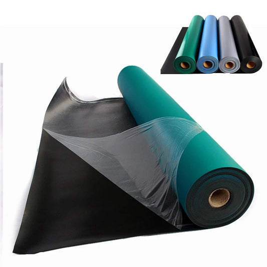ALLESD ESD Table/Floor Mat Rubber Sheet Durable Antistatic Mat ESD Rubber Mat for Workbench
