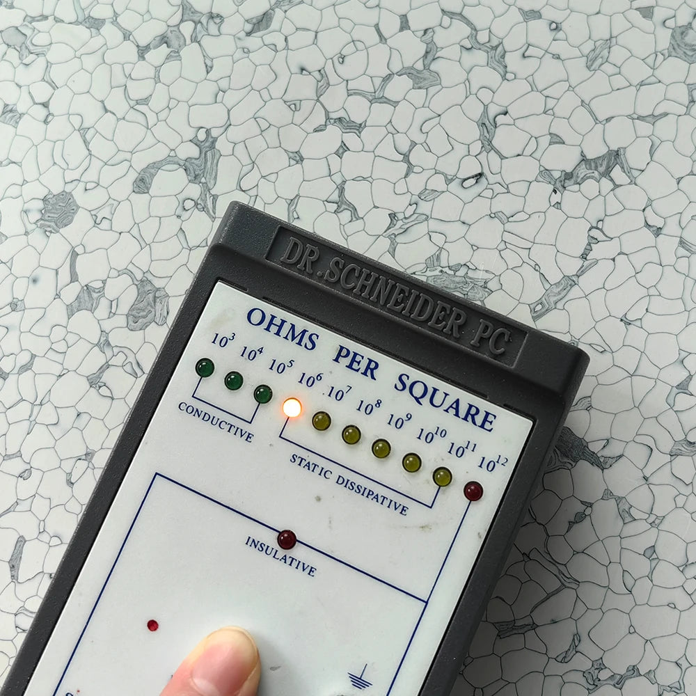 ALLESD Customized Size Waterproof Different Pattern Cleanroom ESD PVC Vinyl Floor Tile