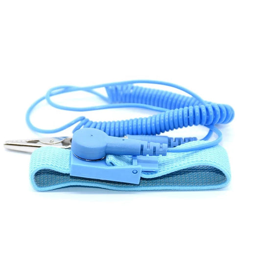 Custom Esd Wrist Strap Adjustable Blue Wired Wrist Strap Pvc Wrist Strap for Cleanroom