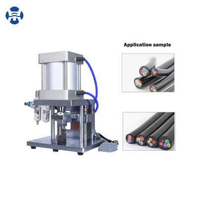 Large Square V-Blade Cutting Thread Equipment Pneumatic Wire Harness V-Edged Knife Cable Manufacturing Machine