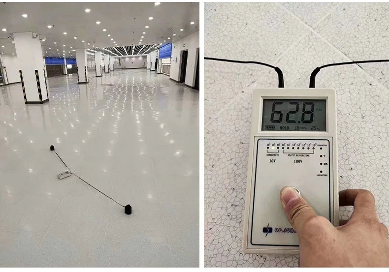 Conductive PVC Tile Anti-static PVC Flooring Homogeneous Conductive Flooring ESD Floor Mat