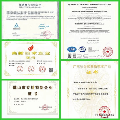 Full automatic air conditioner refrigerant charging machine gas filling equipment