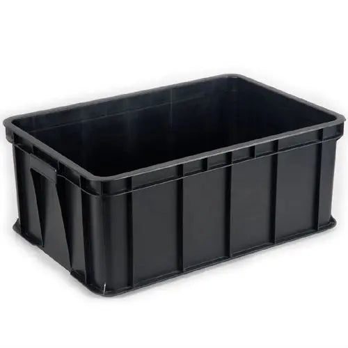 Esd Bin Box Plastic Tool Black Antistatic PP PVC Box Black Conductive Carrage Line Electronics Components Box with Lid
