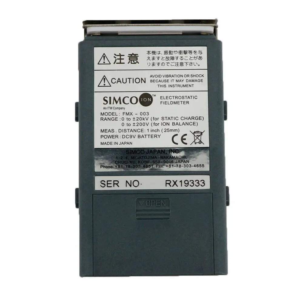 SIMCO FMX-003 Electrostatic Field Meter Electrostatic Tester ESD Test Meters FMX003
