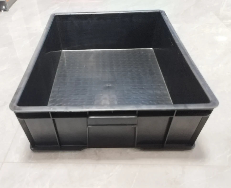 New Products Conductive ESD Plastic Box 400*300mm  Anti-static PP Injection Boxes ESD Bin