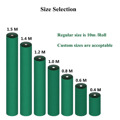 Temperature Resistant 2mm 2layers 1mx10m Work Bench Cleanroom Green ESD Rubber Table Mat Roll