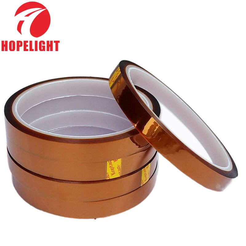 For PCB SMT & Semiconductor | Anti-static PI Tape | 200°C Heat Resistant Amber Tape | UL94V-0 Certified