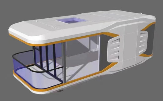 Modern Elegant Design Prefab Capsule Modular Tiny House To Live In