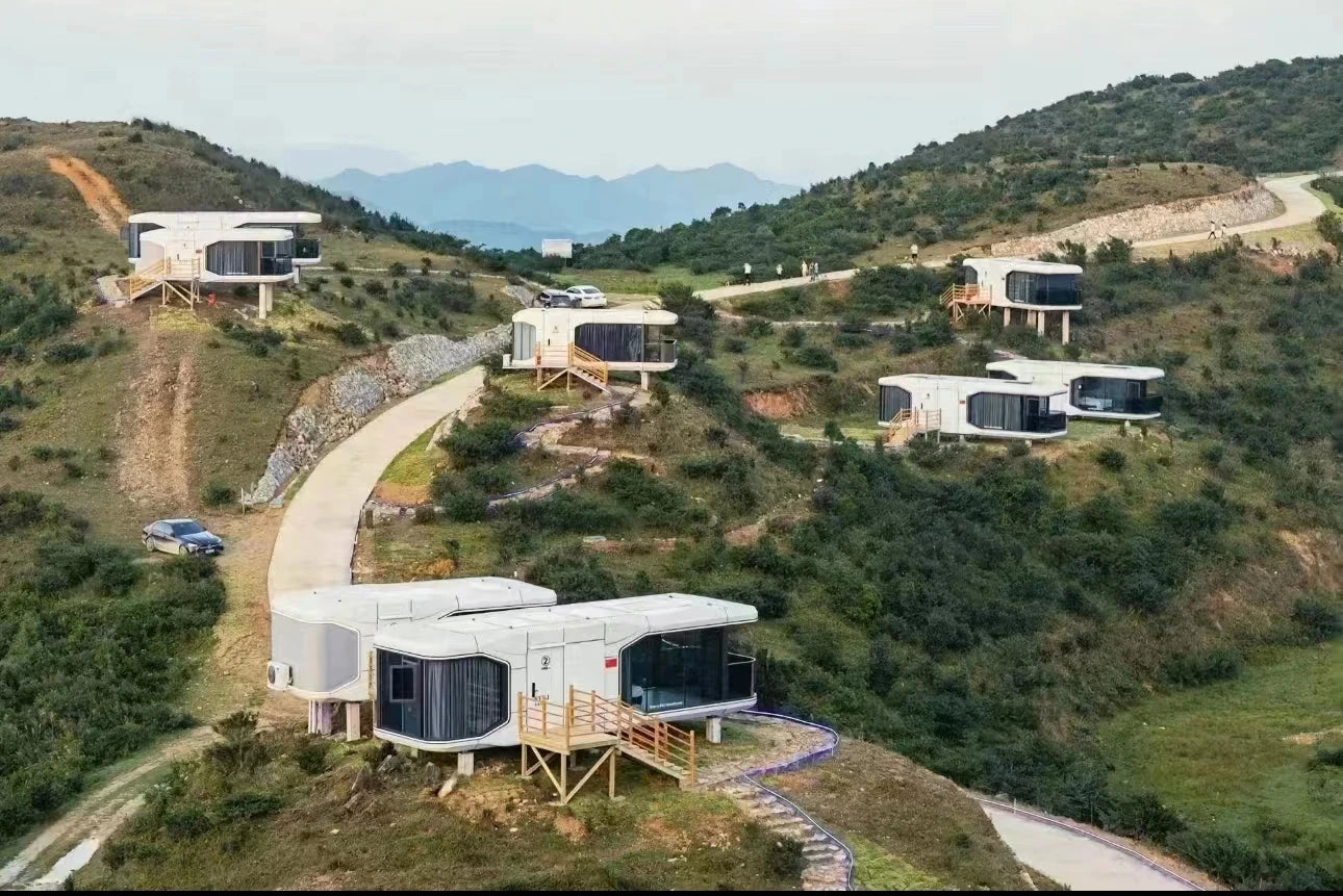Modern Elegant Design Prefab Capsule Modular Tiny House To Live In