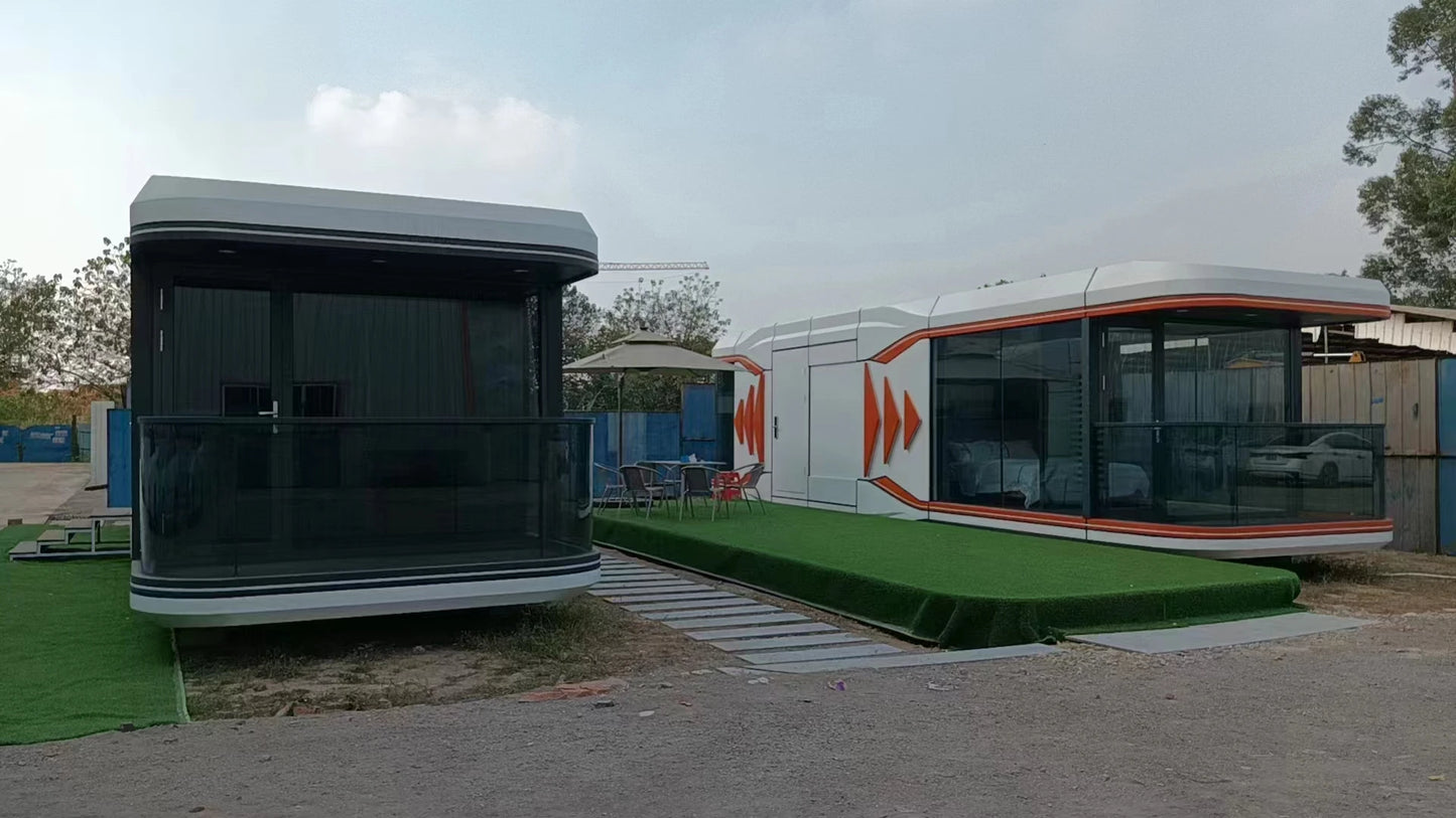 Modern Elegant Design Prefab Capsule Modular Tiny House To Live In