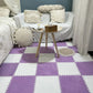 Soft Plush Mat Toys Eva Foam Puzzle Carpet Warm Playmat for Living Room Balcony Pink Spliceable Carpet 30*30*1CM